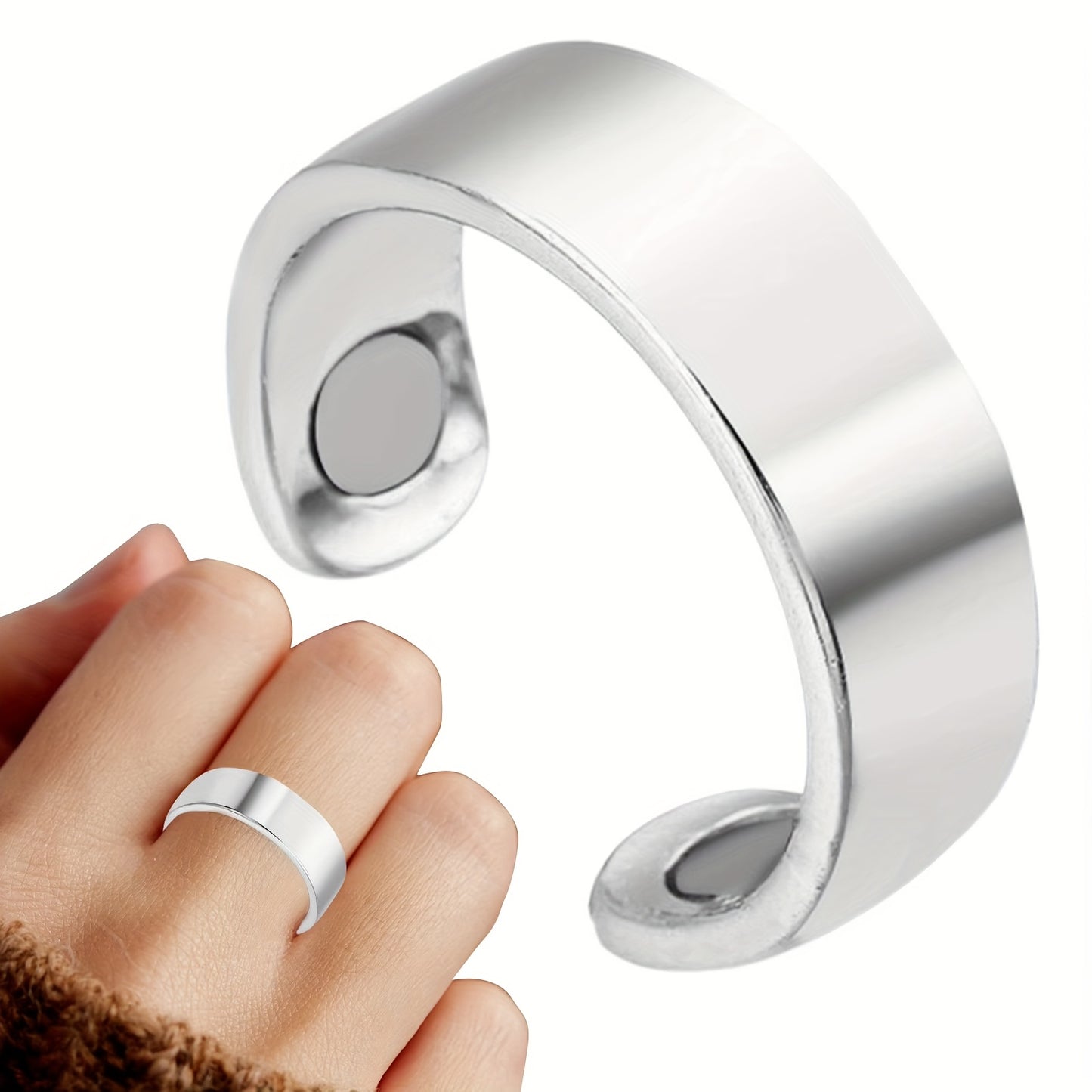 Magnetic Therapeutic Anti-Snoring Ring – Battery-Free Function