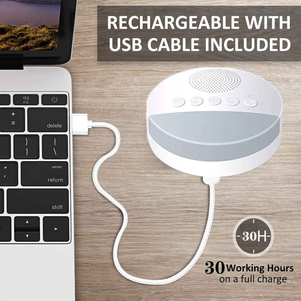 Portable Sleep Sound Device – Natural Soothing Sounds and Memory Function for Deep Sleep