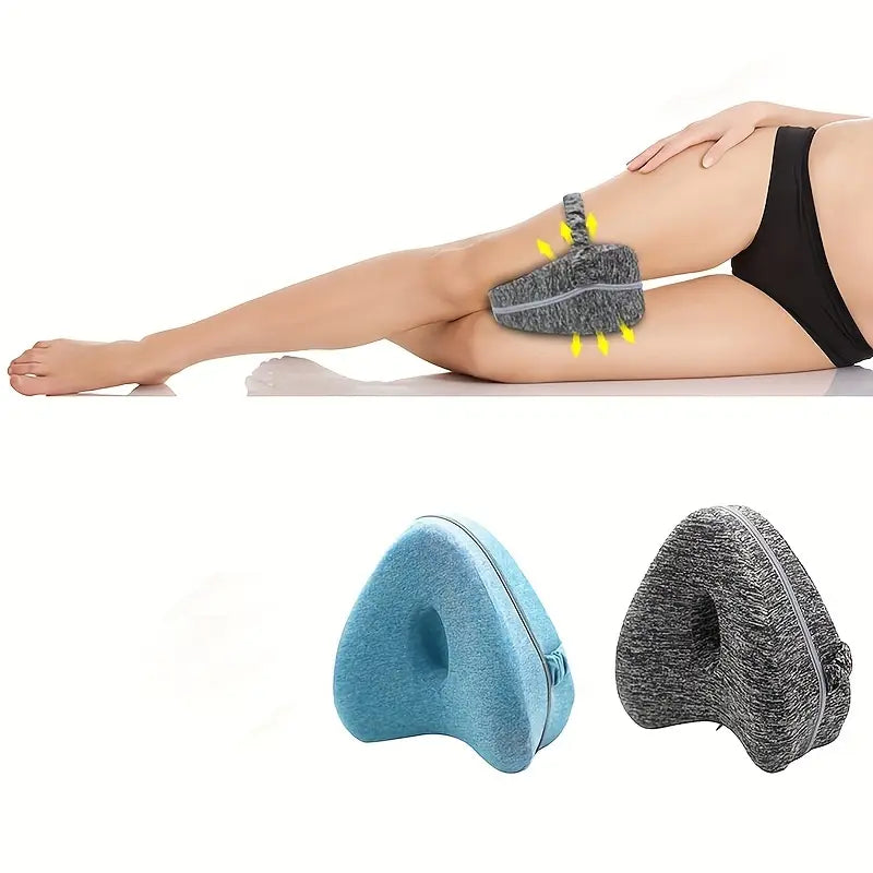 Leg Pillow - Soft Knee Support Cushion for Pressure Relief Cover, Ideal for Naptime and Nighttime Comfort