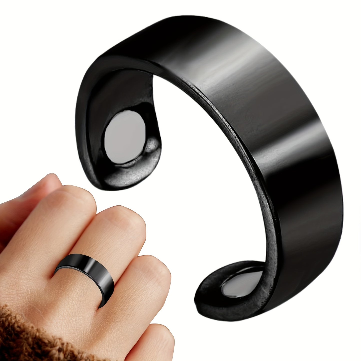 Magnetic Therapeutic Anti-Snoring Ring – Battery-Free Function