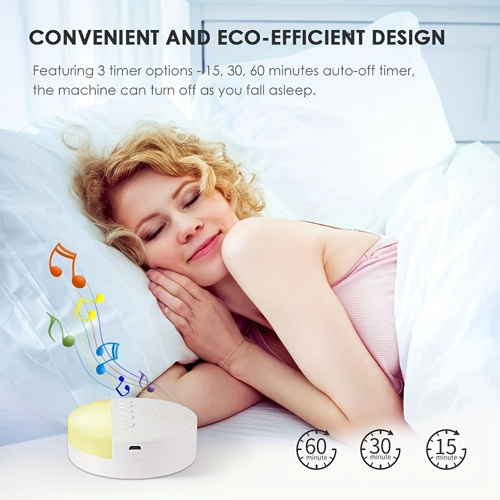Portable Sleep Sound Device – Natural Soothing Sounds and Memory Function for Deep Sleep