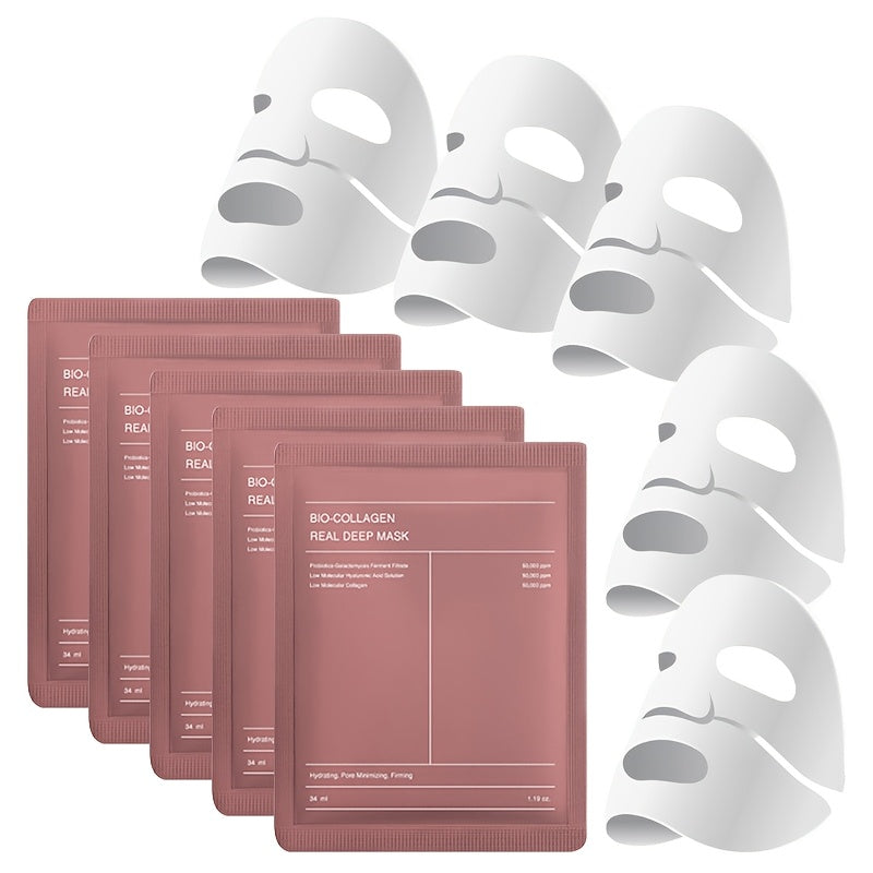 Pack Bio-Collagen Deep Hydration Face Masks Dissolvable Night Moisturizing Masks – Deep Nourishment While You Sleep