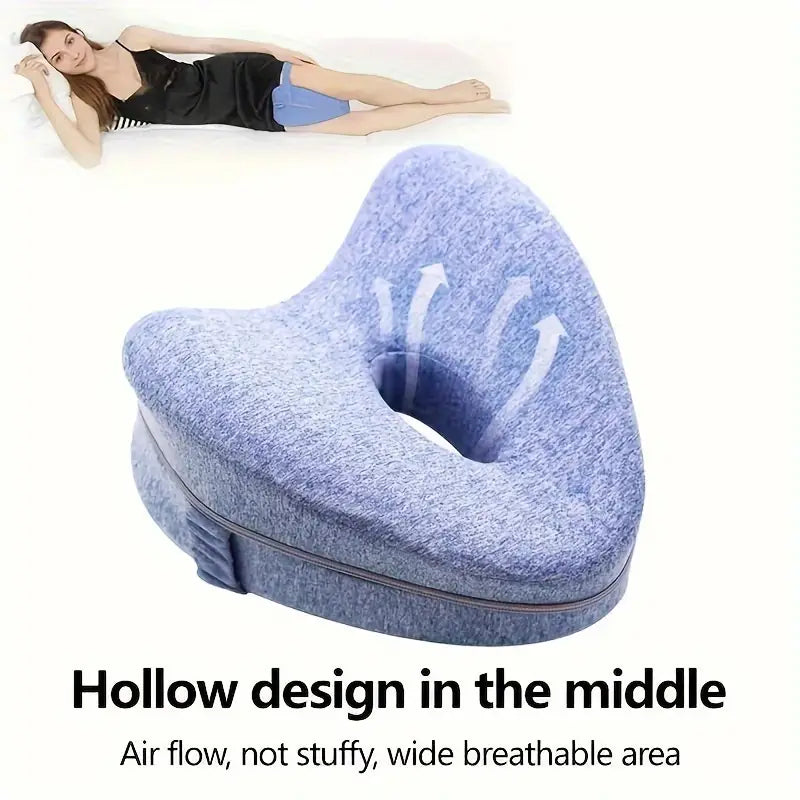 Leg Pillow - Soft Knee Support Cushion for Pressure Relief Cover, Ideal for Naptime and Nighttime Comfort