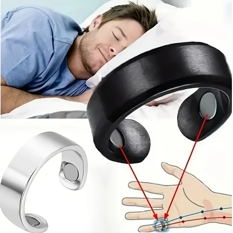 Magnetic Therapeutic Anti-Snoring Ring – Battery-Free Function