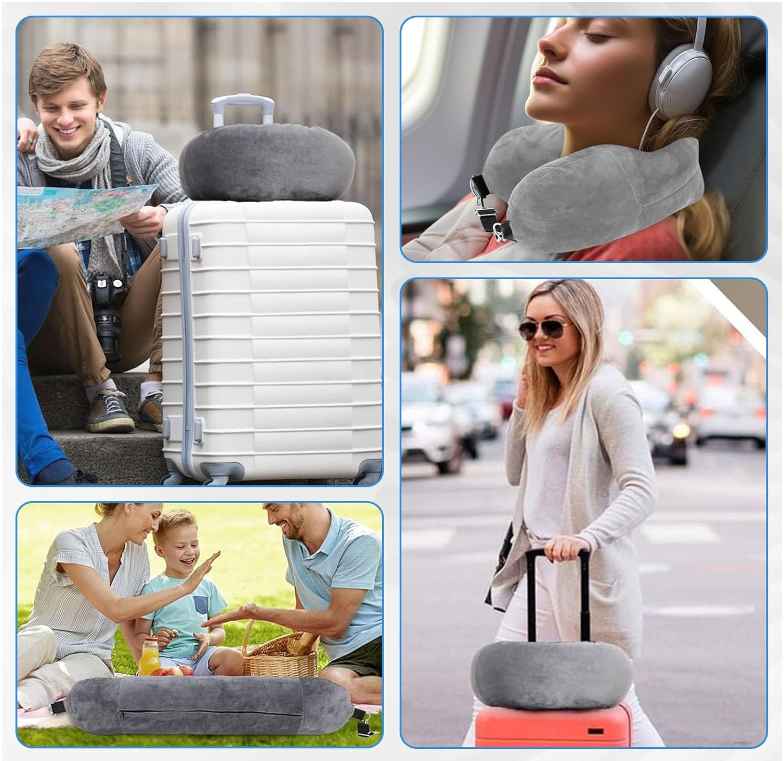 TravelMate™ — Stuffable Neck Pillow - The Only Pillow That Packs Clothes Too